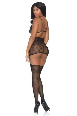 Combinaison Jupe Jarretelles Bikini -SexToys Soldes combinaison jupe jarretelles bikini 2