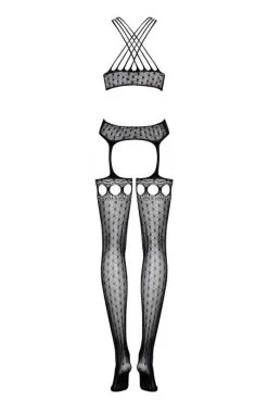 Combinaison Ouverte Effet Jarretelles 3 Pièces -SexToys Soldes combinaison ouverte effet jarretelles 3 pieces 3