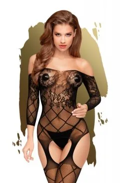 Combinaison Top Notch Bodystocking Noir