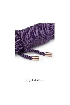 Corde Bondage 10 Mètres 50 Nuances De Grey Fifty Shades Freed -SexToys Soldes corde bondage 10 metres 50 nuances de grey fifty shades freed 3