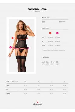 Corset Noir Dentelle Florale -SexToys Soldes corset noir dentelle florale 8