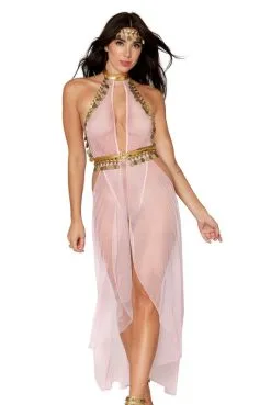 Costume Danseuse Orientale Transparent Body Et Jupe Longue Résille -SexToys Soldes costume danseuse orientale transparent body et jupe longue resille 2