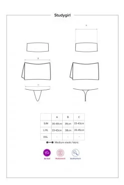 Costume Ecolière Sexy Et Coquine 5 Pièces -SexToys Soldes costume ecoliere sexy et coquine 5 pieces 4