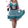 Costume Femme Mad Hatter Alice Grande Taille
