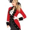 Costume Femme Pirateau Manteau Rouge