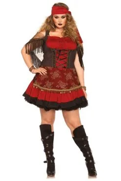 Costume Gitane Voyante Grande Taille -SexToys Soldes costume gitane voyante grande taille 2