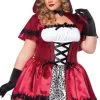 Costume Petit Chaperon Rouge Satin Grande Taille