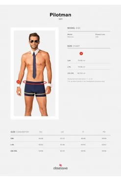 Costume Pilote -SexToys Soldes costume pilote 8