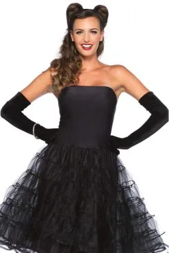 Costume Robe Swing Rockabilly Noire Ou Rouge -SexToys Soldes costume robe swing rockabilly noire ou rouge 2