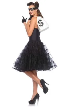 Costume Robe Swing Rockabilly Noire Ou Rouge -SexToys Soldes costume robe swing rockabilly noire ou rouge 3