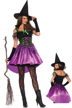 Costume Sorcière Sexy Chic Halloween -SexToys Soldes costume sorciere sexy chic halloween 2