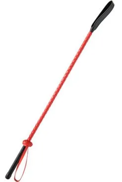 Cravache Rigide Rouge 60cm