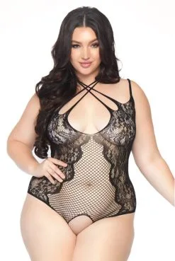 Crotchless Teddy + -SexToys Soldes crotchless teddy 4