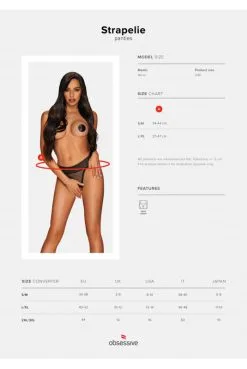 Culotte Ouverte Strapelie -SexToys Soldes culotte ouverte strapelie 2