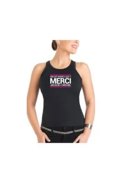 Débardeur Femme On Dit Merci Qui ? Jacquie & Michel
