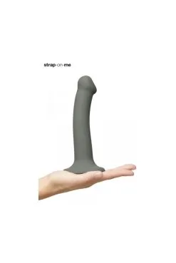 Dildo Mono Densité Gris Taille M By Strap On Me -SexToys Soldes dildo mono densite gris taille m by strap on me 2