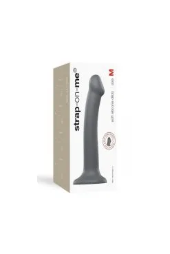 Dildo Mono Densité Gris Taille M By Strap On Me -SexToys Soldes dildo mono densite gris taille m by strap on me 3