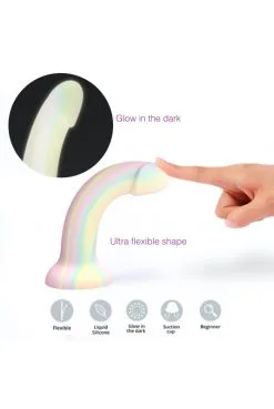 Dildo Phosphorescent Dildolls Fantasia -SexToys Soldes dildo phosphorescent dildolls fantasia 2