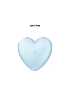 Double Stimulateur Clito Cutie Heart Bleu -SexToys Soldes double stimulateur clito cutie heart bleu 2