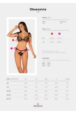 Ensemble 2 Pièces Obsessivia Noir -SexToys Soldes ensemble 2 pieces obsessivia noir 4