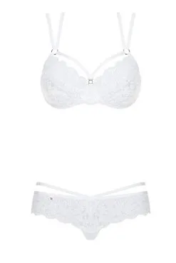 Ensemble Bijoux Dentelle Blanche 2 Pièces -SexToys Soldes ensemble bijoux dentelle blanche 2 pieces 2