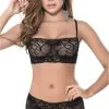 Ensemble Lingerie Noir Mini Bustier Shorty