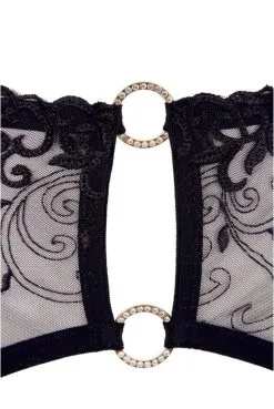 Ensemble Ouvert Dentelle Transparente Noire -SexToys Soldes ensemble ouvert dentelle transparente noire 5