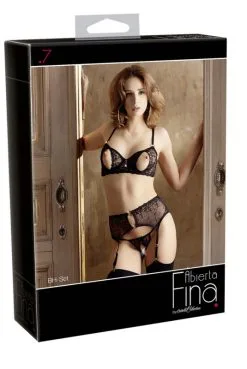 Ensemble Ouvert Dentelle Transparente Noire -SexToys Soldes ensemble ouvert dentelle transparente noire 6