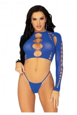Ensemble Sexy 2 Pièces Bleu Roi