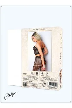 Ensemble Sexy Maille Ajourée Top Bandeau Collant Ouvert -SexToys Soldes ensemble sexy maille ajouree top bandeau collant ouvert 5