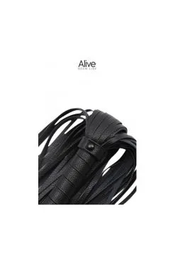 Fouet Long Noir -SexToys Soldes fouet long noir 2