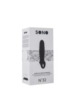 Gaine Extension Pénis Annelée -SexToys Soldes gaine extension penis annelee 2