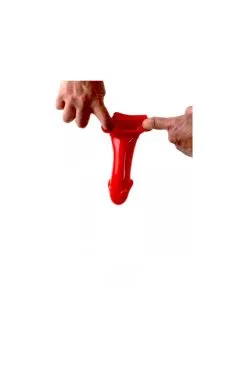 Gaine Prolongateur De Pénis Semi Réaliste Rouge 19x4,5 Cm -SexToys Soldes gaine prolongateur de penis semi realiste rouge 19x45 cm 2