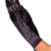 Gants Chic Strass Squelette