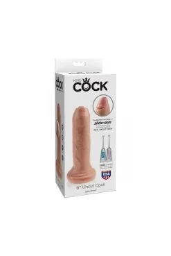 Gode 17,5 Cm Prépuce King Cock -SexToys Soldes gode 175 cm prepuce king cock 2