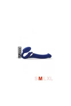 Gode Ceinture Anatomique Multi Orgasm Bleu Nuit M