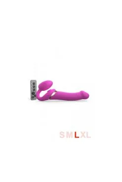 Gode Ceinture Anatomique Multi Orgasm Fuchsia L