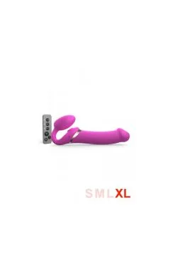 Gode Ceinture Anatomique Multi Orgasm Fuchsia XL