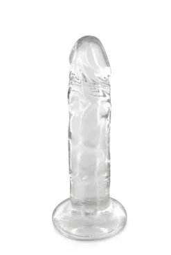 Gode Dong Jelly Transparent Ventouse 18cm -SexToys Soldes gode dong jelly transparent ventouse 18cm 2