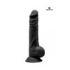 Gode Double Densité Noir 23,5 Cm