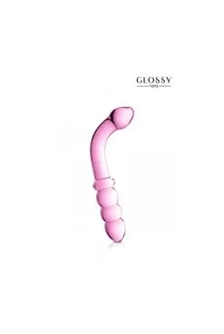 SexToys Soldes 37 Gode En Verre Glossy Toys N° 8 Rose