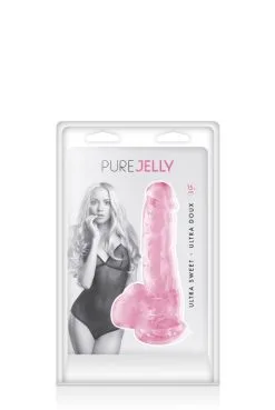 Gode Jelly Rose Ventouse S 15.3cm -SexToys Soldes gode jelly rose ventouse s 153cm 3