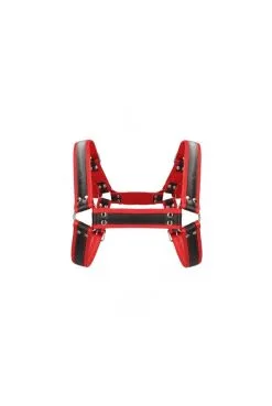 Harnais Buckle Bulldog Rouge - Ouch! -SexToys Soldes harnais buckle bulldog rouge ouch 3