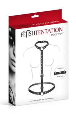 Harnais Fetish SM BDSM Buste Pointes Et Picots -SexToys Soldes harnais fetish sm bdsm buste pointes et picots 2