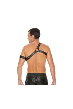 Harnais Gladiator Noir By Ouch! -SexToys Soldes harnais gladiator noir by ouch 1