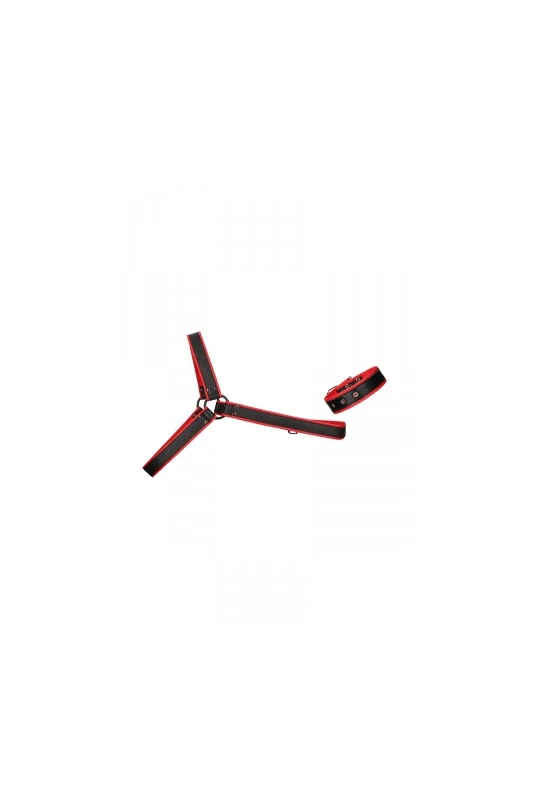Harnais Gladiator Rouge Et Noir - Ouch! 4 Harnais Gladiator Rouge Et Noir - Ouch! – Image 4
