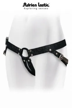 Harnais Porte Gode Ceinture Lastic Strap-on -SexToys Soldes harnais porte gode ceinture lastic strap on 3