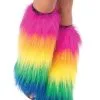 Jambières Multicolores Cyber Goth Rave Fluffies Yéti