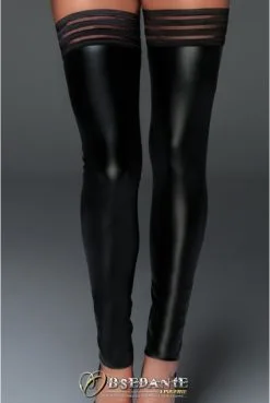 Jambières WetLLook Fetish Noir HandMade -SexToys Soldes jambieres wetllook fetish noir handmade 6