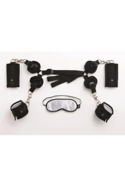 Kit Attaches Lit Et Masque - 50 Nuances De Grey - Fifty Shades Of Grey -SexToys Soldes kit attaches lit et masque 50 nuances de grey fifty shades of grey 1